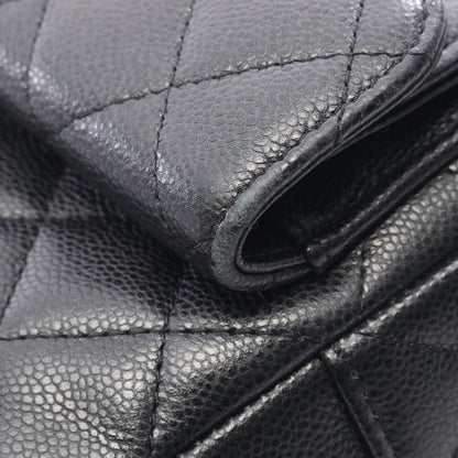 マトラッセ ミニリュック キャビアスキン ブラック ゴールド金具 シャネル バッグ CHANEL