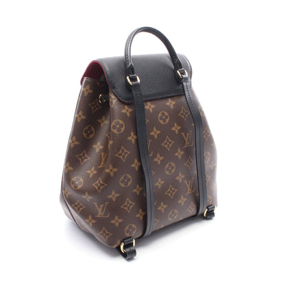 モンスリ NM PM モノグラム バックパック リュックサック PVC レザー ブラウン ブラック ルイヴィトン バッグ LOUIS VUITTON