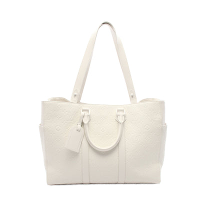 サックプラ 24H モノグラムトリヨン ショルダーバッグ トートバッグ トリヨンレザー ホワイト ルイヴィトン バッグ LOUIS VUITTON
