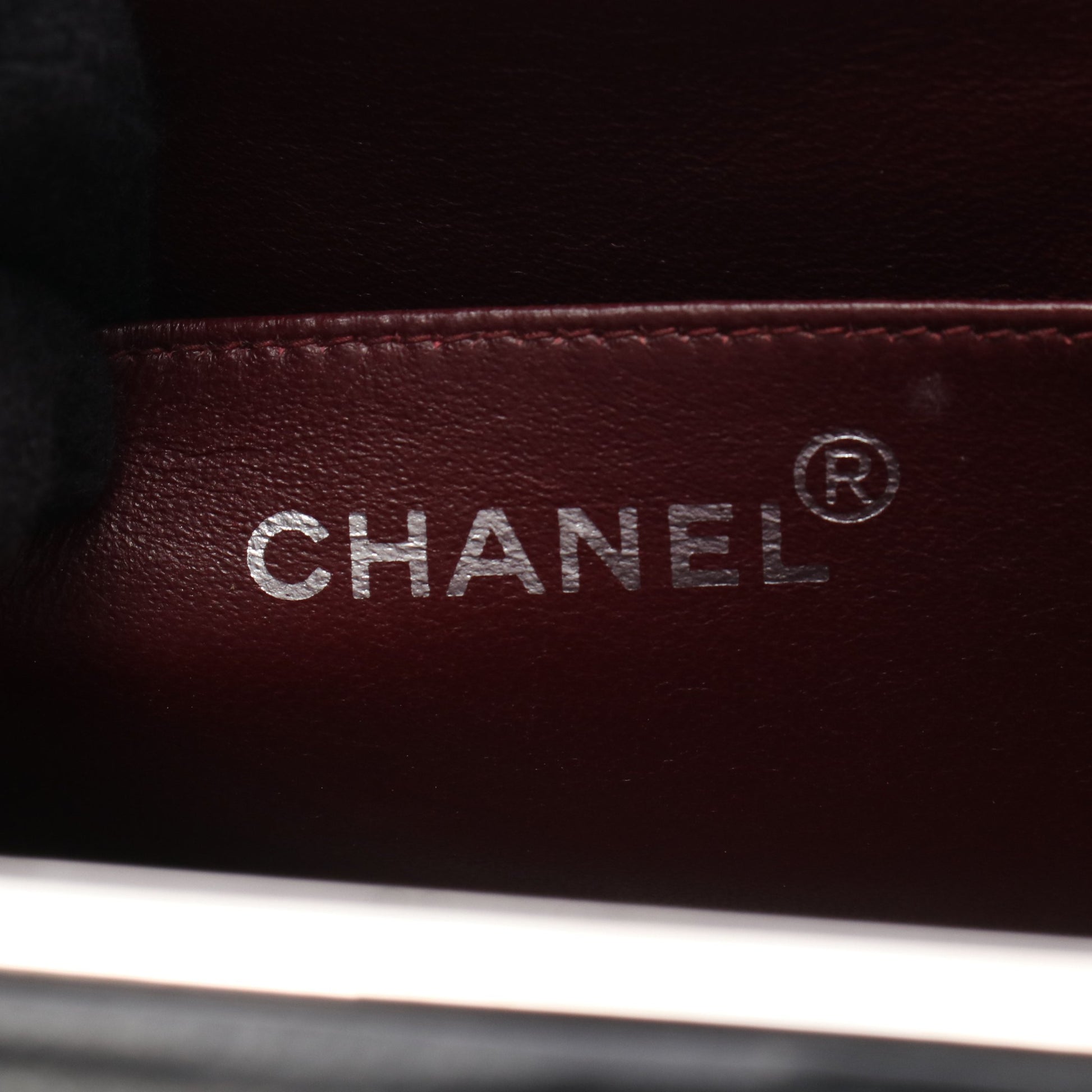 マトラッセ バニティバッグ ハンドバッグ ラムスキン ブラック シルバー金具 シャネル バッグ CHANEL