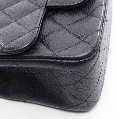 ミニマトラッセ チェーンショルダーバッグ キャビアスキン ブラック シルバー金具 シャネル バッグ CHANEL