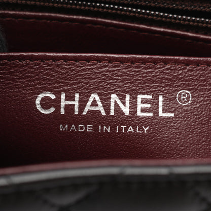 ミニマトラッセ チェーンショルダーバッグ ラムスキン ブラック シルバー金具 シャネル バッグ CHANEL