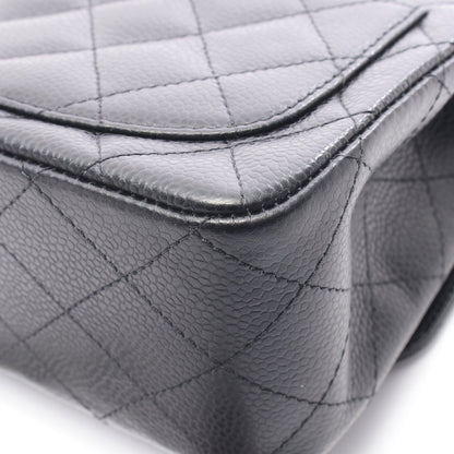 ミニマトラッセ チェーンショルダーバッグ キャビアスキン ブラック シルバー金具 シャネル バッグ CHANEL