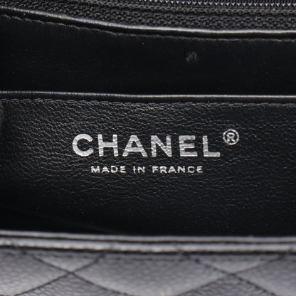 ミニマトラッセ チェーンショルダーバッグ キャビアスキン ブラック シルバー金具 シャネル バッグ CHANEL