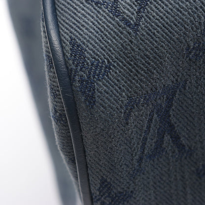キーポル バンドリエール50 モノグラムデニム ボストンバッグ デニム ネイビー 2WAY ルイヴィトン バッグ LOUIS VUITTON