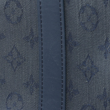 キーポル バンドリエール50 モノグラムデニム ボストンバッグ デニム ネイビー 2WAY ルイヴィトン バッグ LOUIS VUITTON