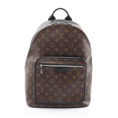 ジョッシュ NV モノグラムマカサー バックパック リュックサック PVC レザー ブラウン ブラック ルイヴィトン バッグ LOUIS VUITTON