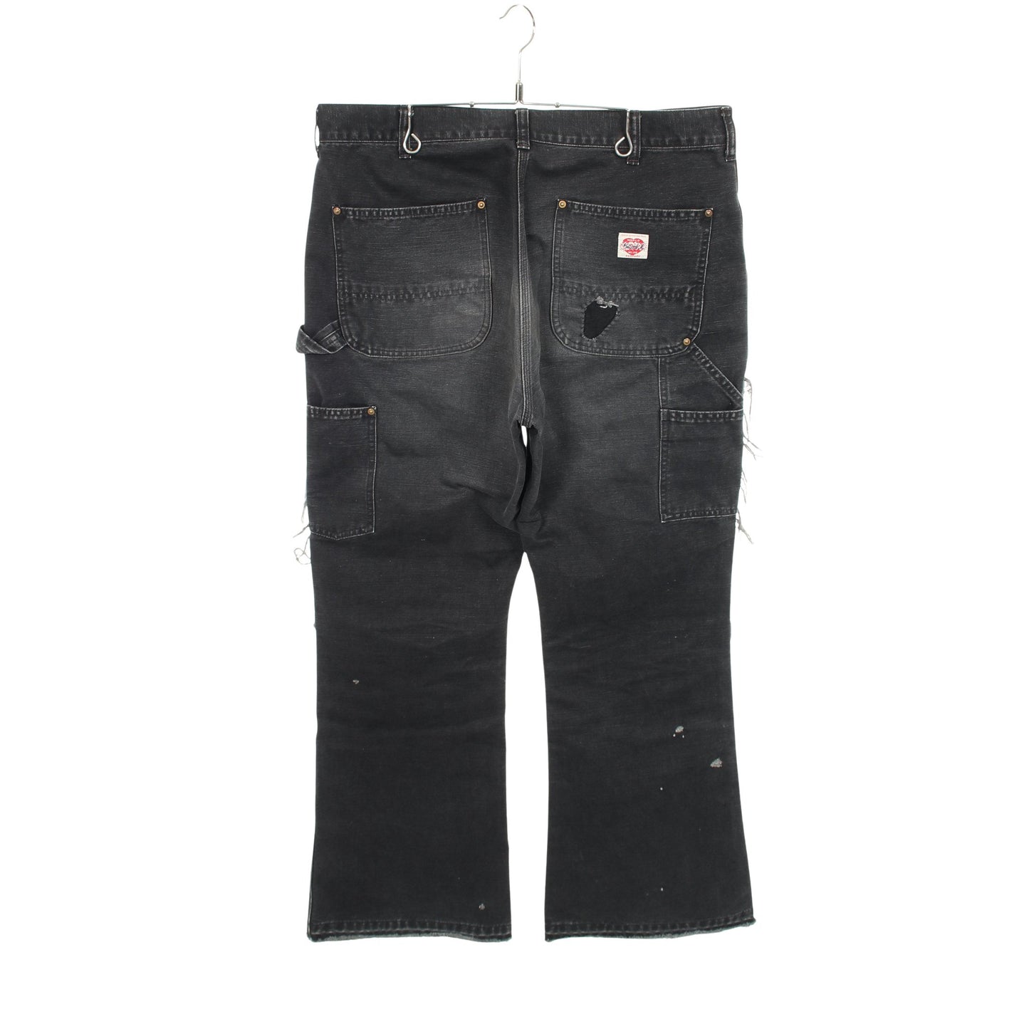 デニムパンツ コットン ダークグレー ダメージ加工 セント マイケル ボトムス SAINT MICHAEL