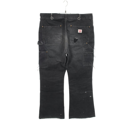 デニムパンツ コットン ダークグレー ダメージ加工 セント マイケル ボトムス SAINT MICHAEL