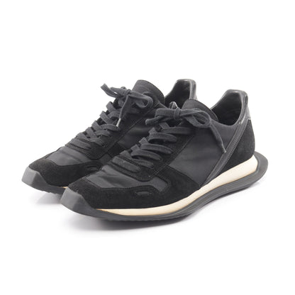 NEW VINTAGE RUNNER LACE UP スニーカー ファブリック スエード ブラック リックオウエンス シューズ Rick Owens