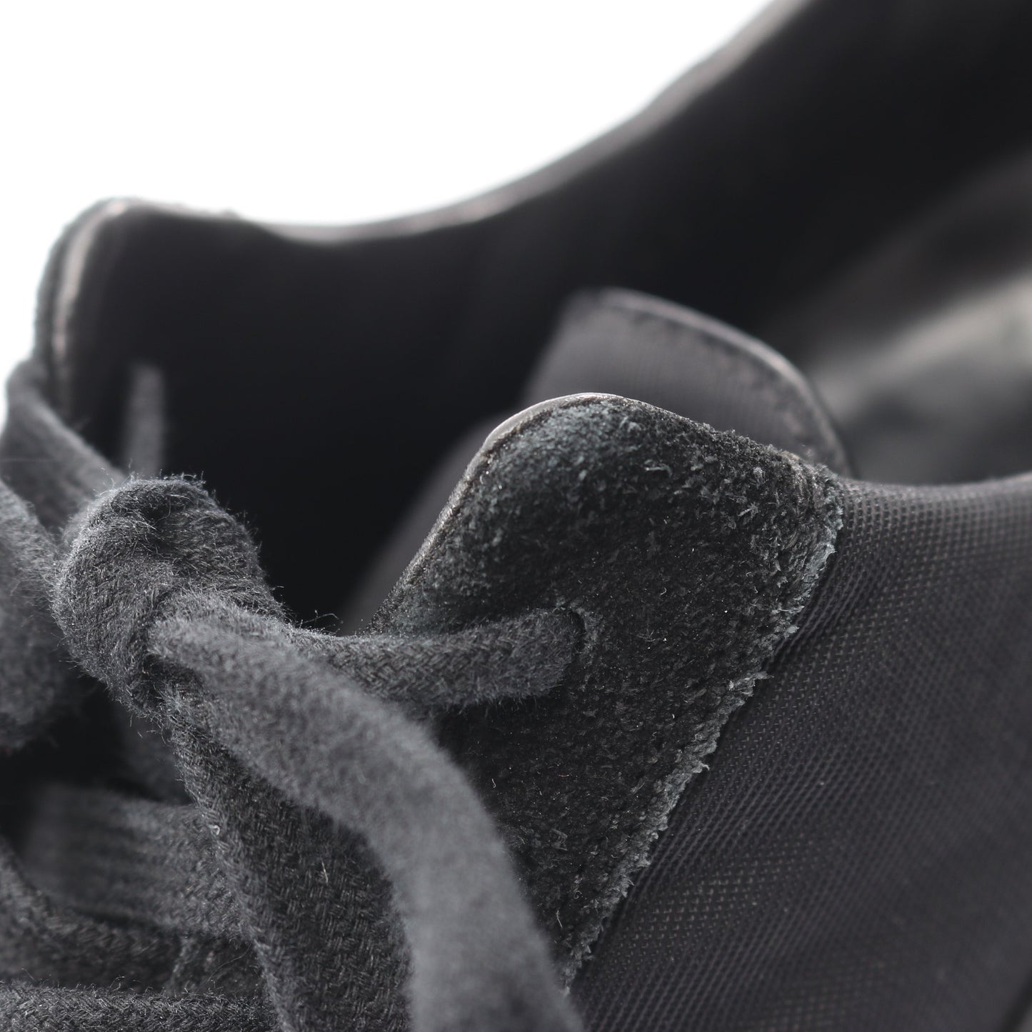 NEW VINTAGE RUNNER LACE UP スニーカー ファブリック スエード ブラック リックオウエンス シューズ Rick Owens