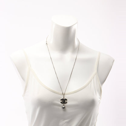 ココマーク ネックレス シルバー ブラック B13B シャネル アクセサリー CHANEL