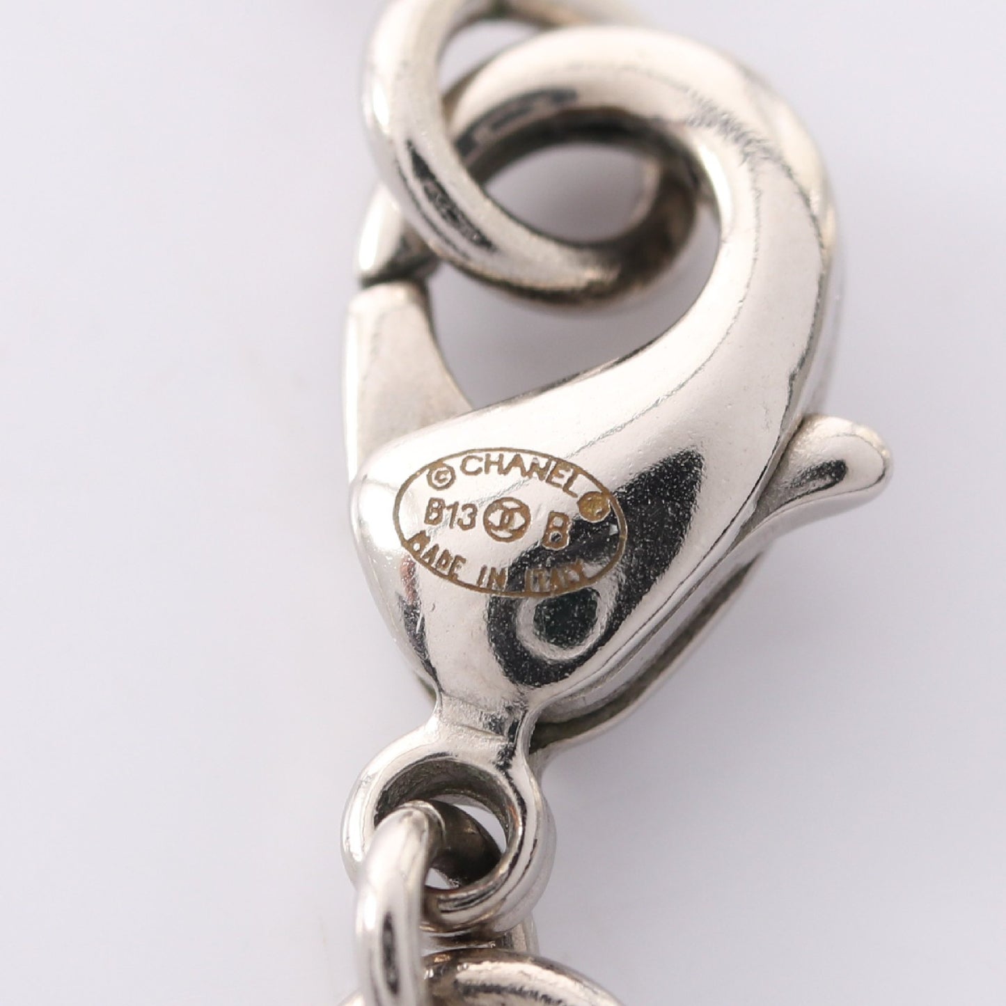ココマーク ネックレス シルバー ブラック B13B シャネル アクセサリー CHANEL