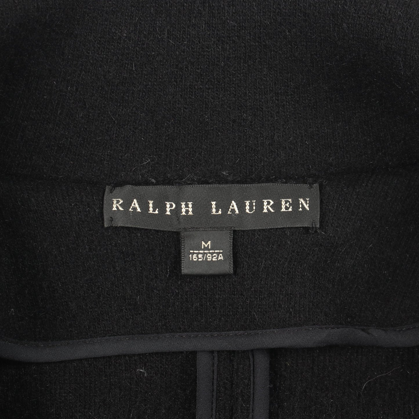 ニットコート ピーコート ウール アルパカ ナイロン ブラック ラルフローレン アウター RALPH LAUREN