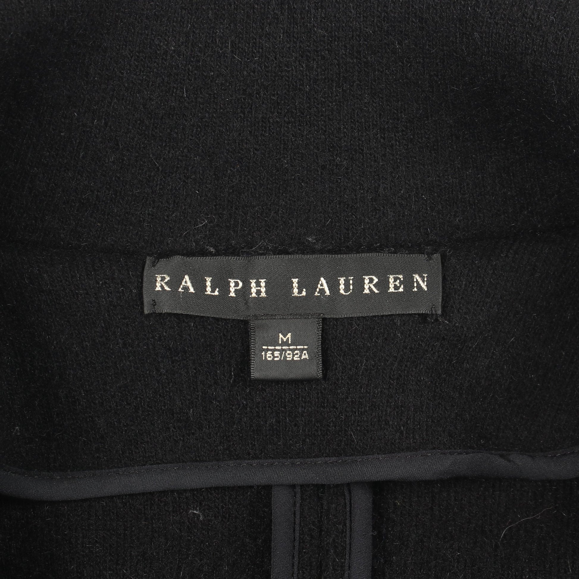 ニットコート ピーコート ウール アルパカ ナイロン ブラック ラルフローレン アウター RALPH LAUREN