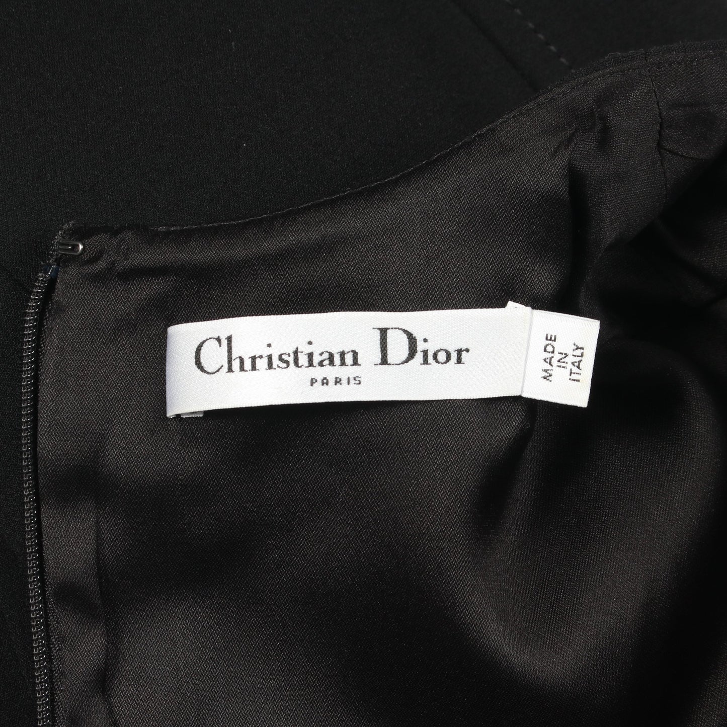 ワンピース 長袖 ウール ブラック クリスチャンディオール ワンピース Christian Dior