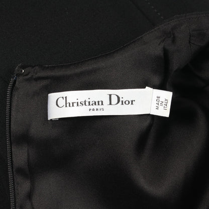 ワンピース 長袖 ウール ブラック クリスチャンディオール ワンピース Christian Dior