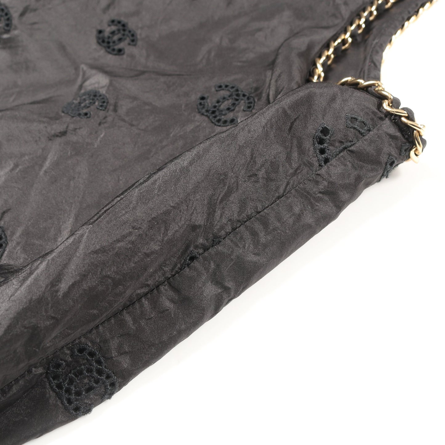ココマーク タンクトップ ノースリーブ シルク ブラック シャネル トップス CHANEL