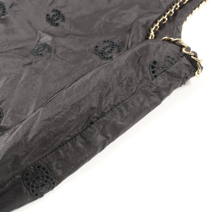 ココマーク タンクトップ ノースリーブ シルク ブラック シャネル トップス CHANEL