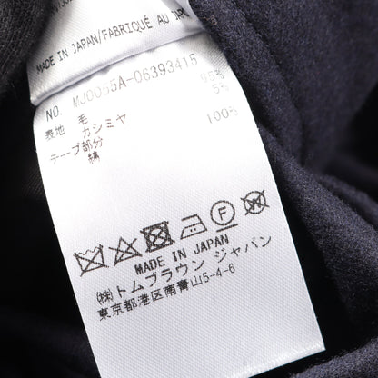 シャツ ブルゾン ウール ネイビー トムブラウン アウター THOM BROWNE