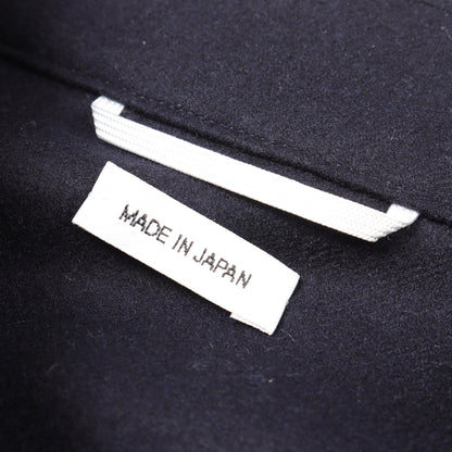 シャツ ブルゾン ウール ネイビー トムブラウン アウター THOM BROWNE