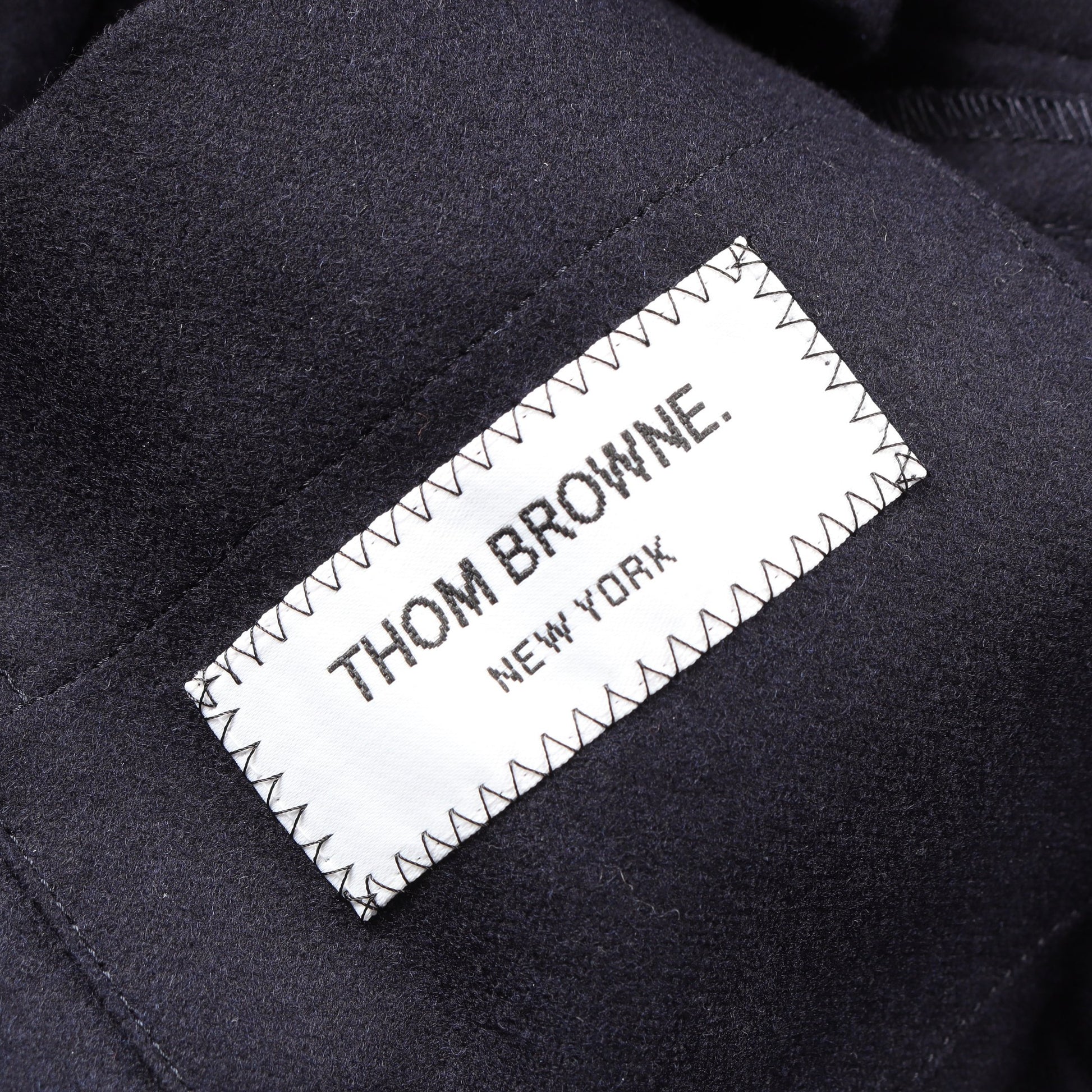 シャツ ブルゾン ウール ネイビー トムブラウン アウター THOM BROWNE
