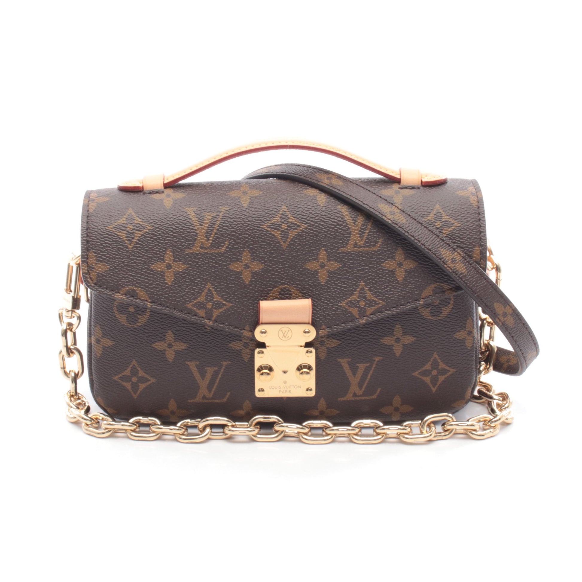 ポシェット メティス EW モノグラム ハンドバッグ PVC レザー ブラウン 2WAY ルイヴィトン バッグ LOUIS VUITTON