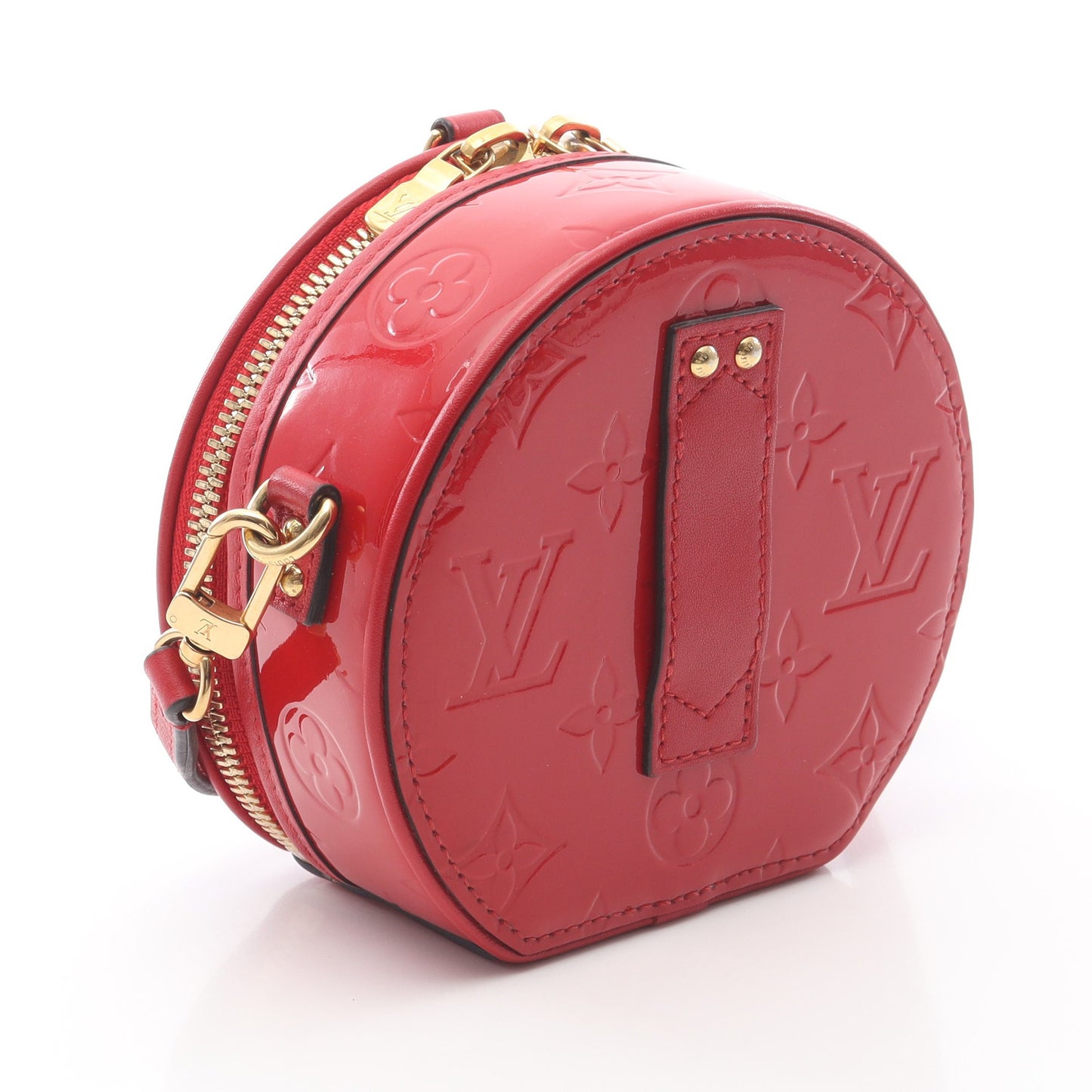ミニ ボワットシャポー モノグラムヴェルニ ルージュ ショルダーバッグ レザー レッド ルイヴィトン バッグ LOUIS VUITTON