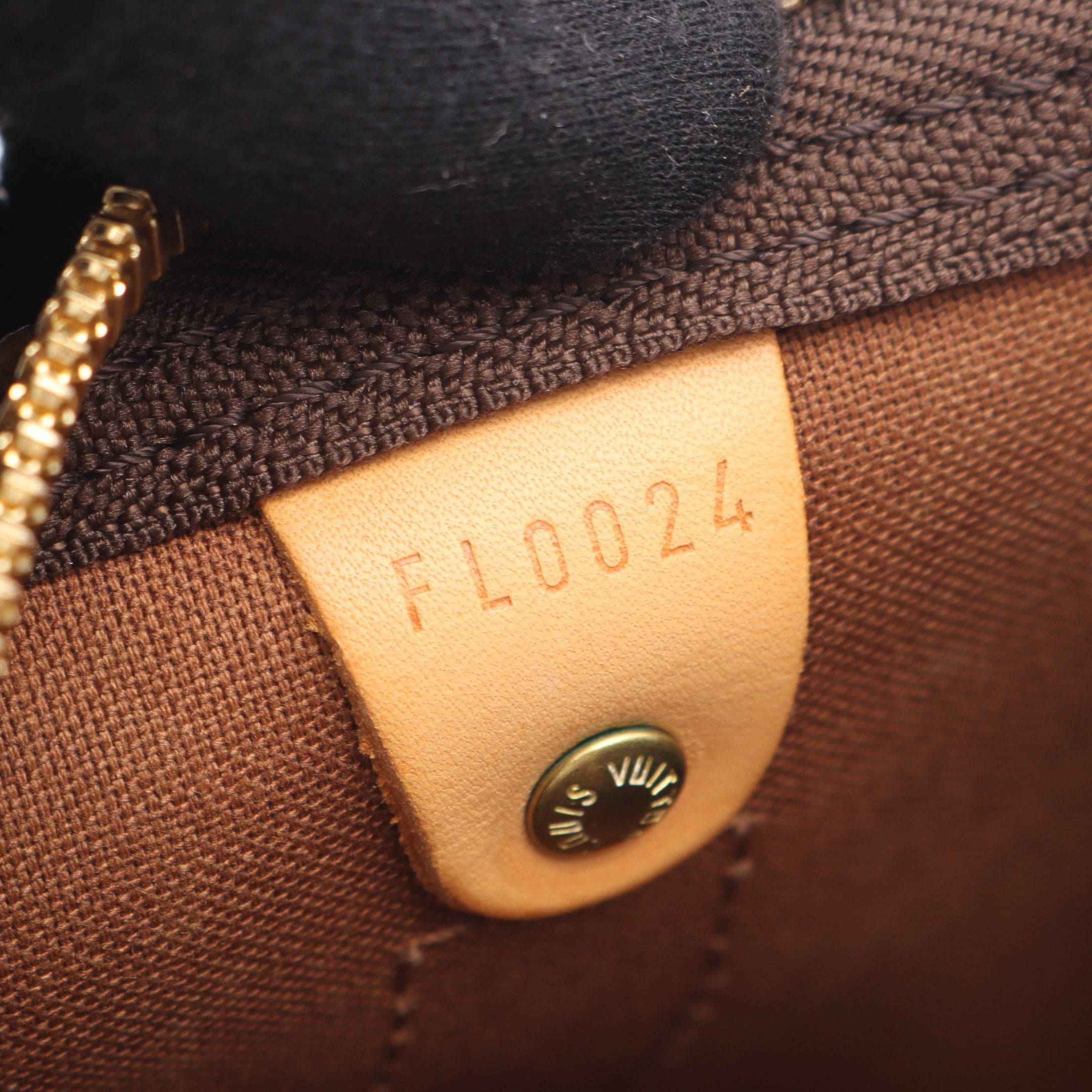 キーポル50 モノグラム ボストンバッグ PVC レザー ブラウン ルイ