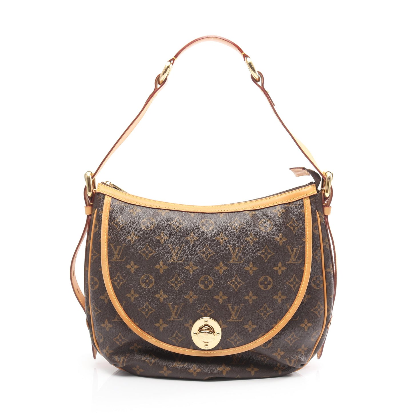トゥラムGM モノグラム ショルダーバッグ PVC レザー ブラウン ルイヴィトン バッグ LOUIS VUITTON