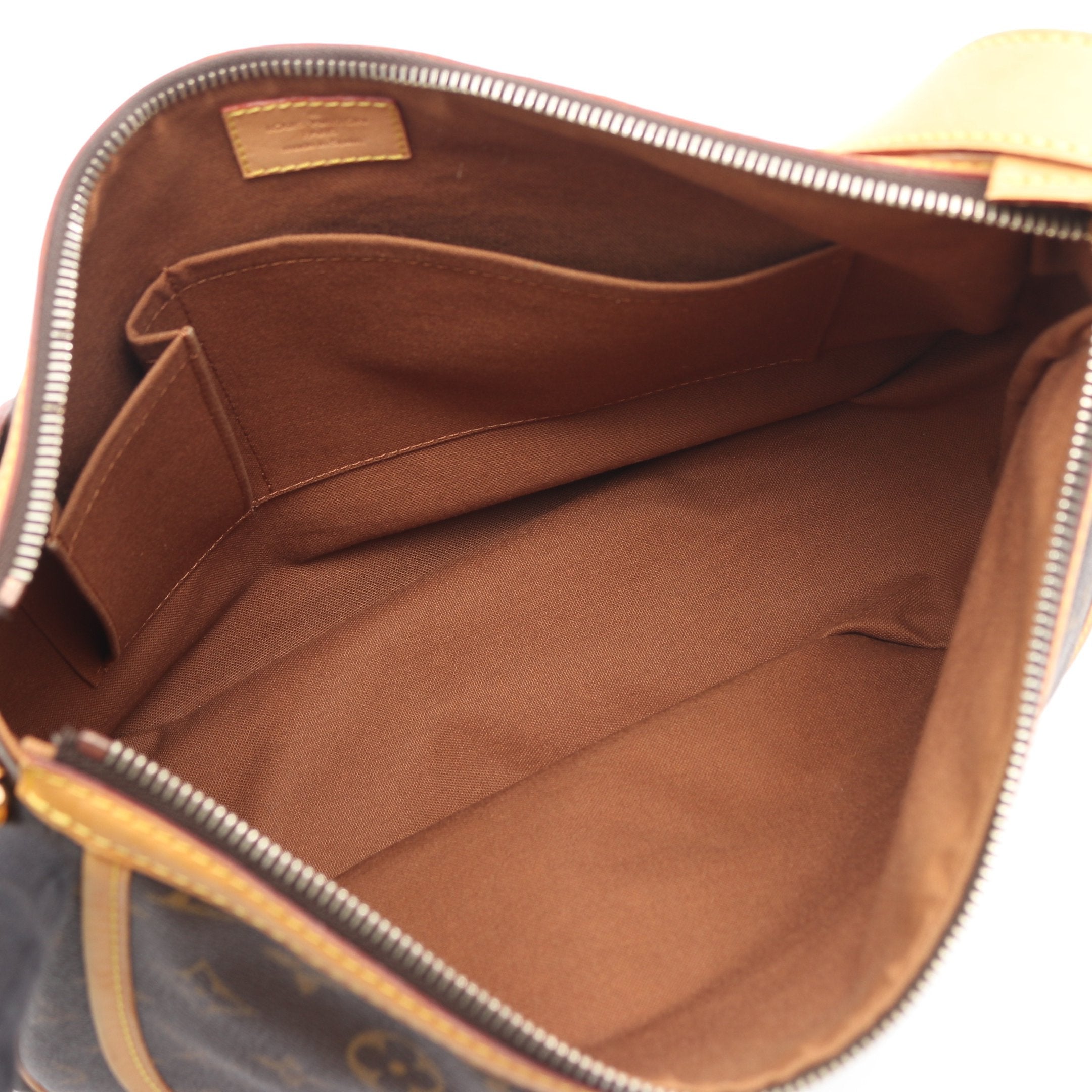 【美品】LOUIS VUITTON/トゥラムGM/ショルダーバッグ/2way トゥラムGM モノグラム ショルダーバッグ PVC レザー ブラウン ルイ