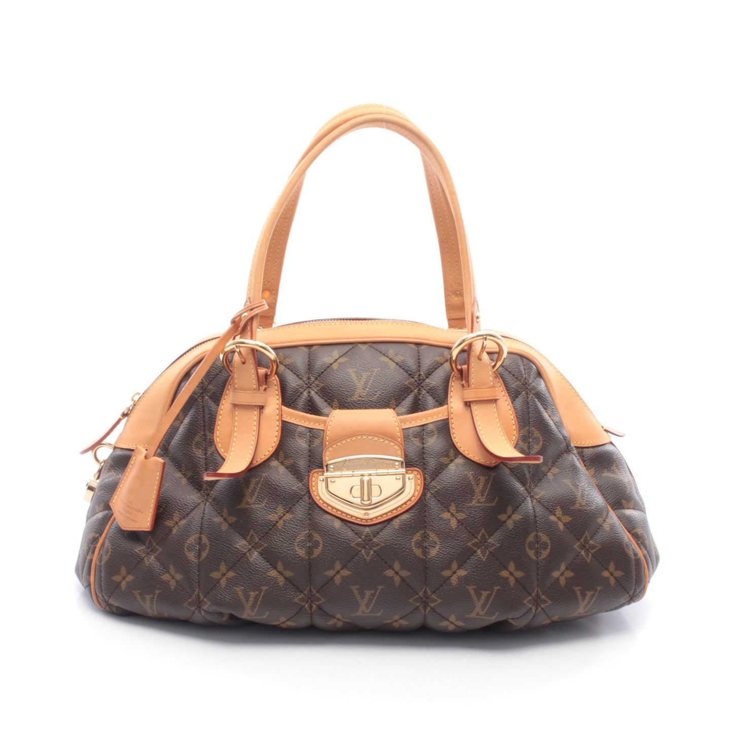 ボーリング モノグラム エトワール ハンドバッグ PVC レザー ダークブラウン ブラウン ルイヴィトン バッグ LOUIS VUITTON