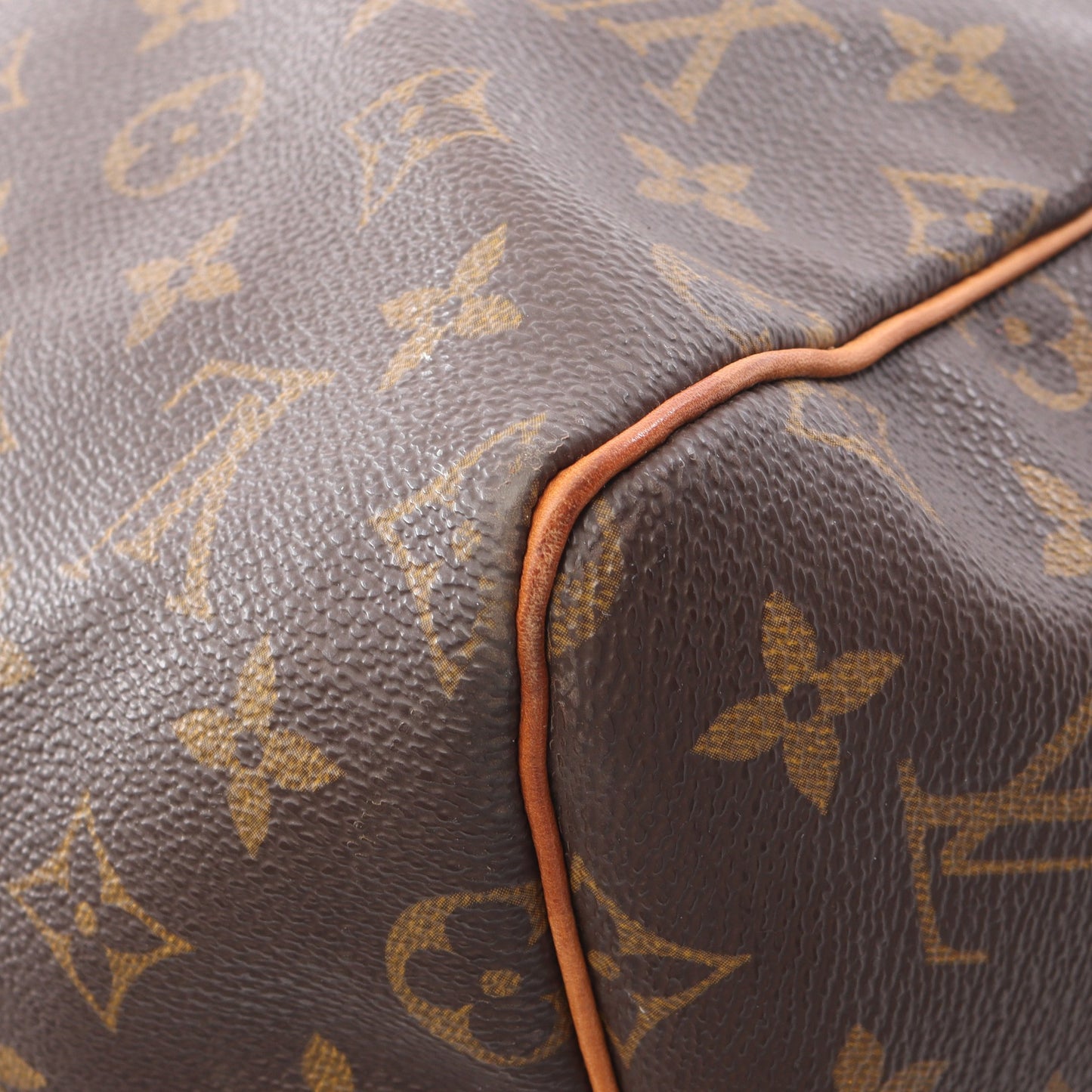 キーポル55 モノグラム ボストンバッグ PVC レザー ブラウン ルイヴィトン バッグ LOUIS VUITTON