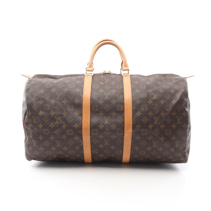 キーポル55 モノグラム ボストンバッグ PVC レザー ブラウン ルイヴィトン バッグ LOUIS VUITTON