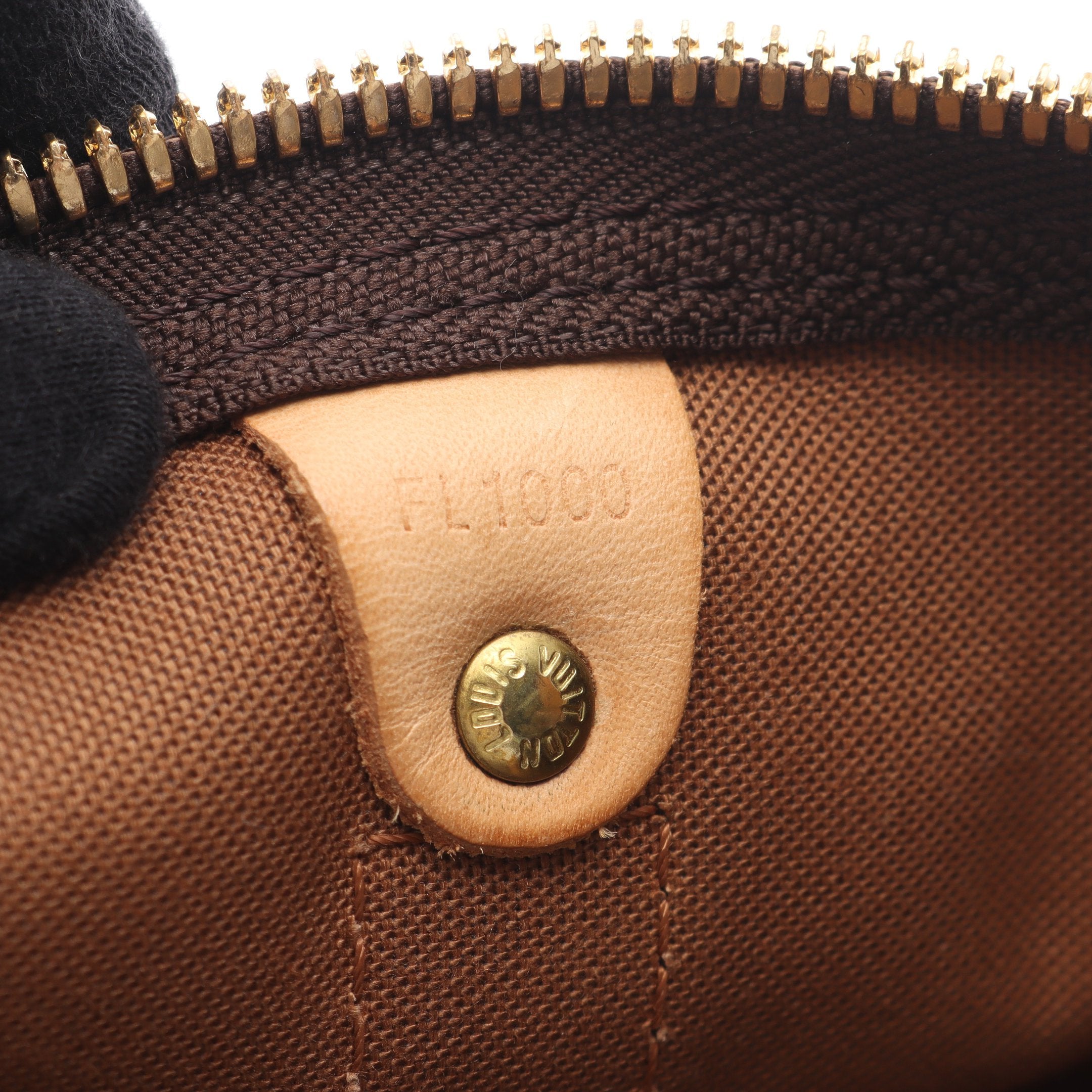 キーポル55 モノグラム ボストンバッグ PVC レザー ブラウン ルイ