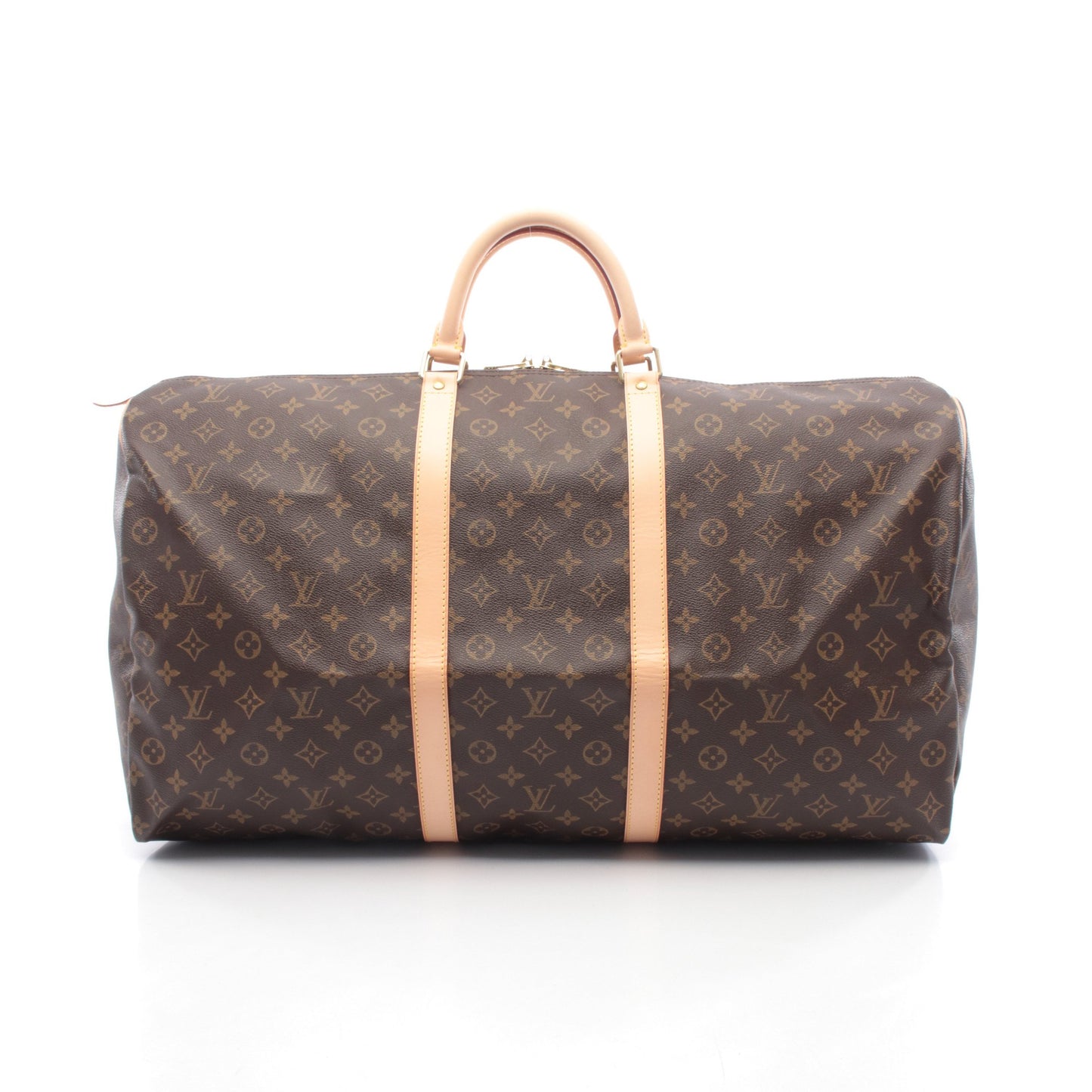 キーポル60 モノグラム ボストンバッグ PVC レザー ブラウン ルイヴィトン バッグ LOUIS VUITTON