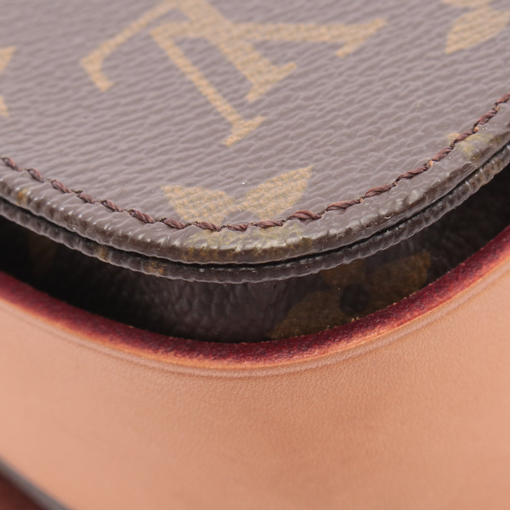 カルトシエールMM モノグラム ショルダーバッグ PVC レザー ブラウン ルイヴィトン バッグ LOUIS VUITTON