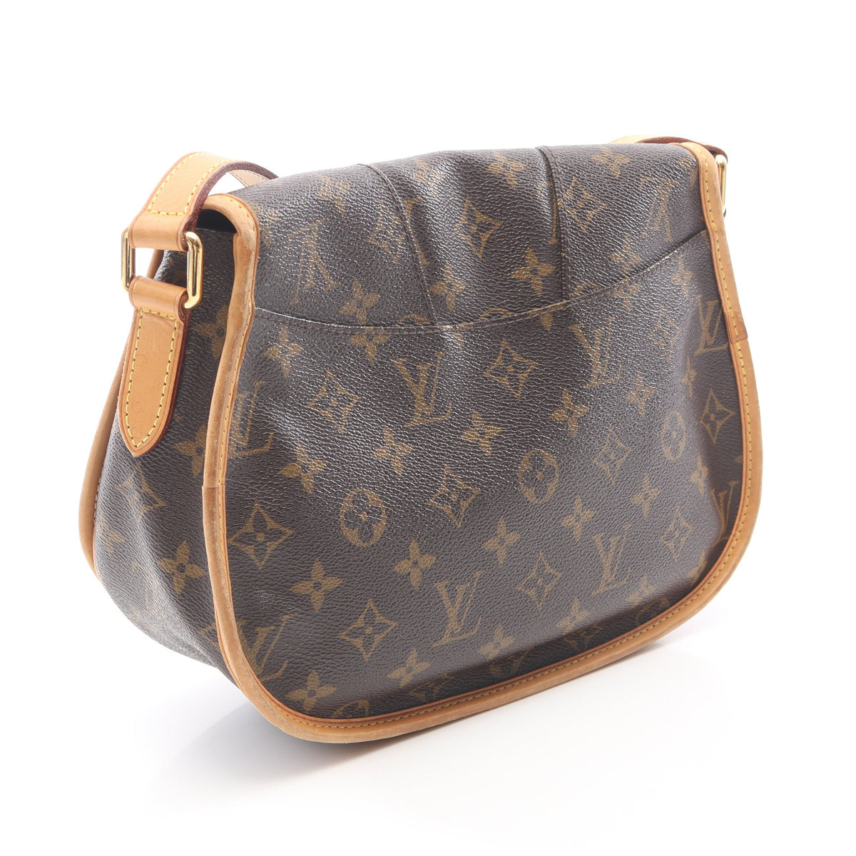 メニルモンタンPM モノグラム ショルダーバッグ PVC レザー ブラウン ルイヴィトン バッグ LOUIS VUITTON