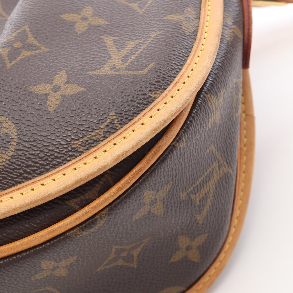 メニルモンタンPM モノグラム ショルダーバッグ PVC レザー ブラウン ルイヴィトン バッグ LOUIS VUITTON