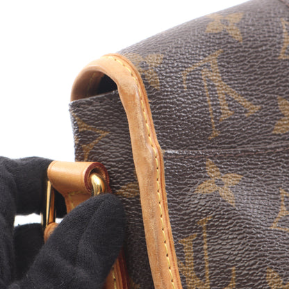 メニルモンタンPM モノグラム ショルダーバッグ PVC レザー ブラウン ルイヴィトン バッグ LOUIS VUITTON