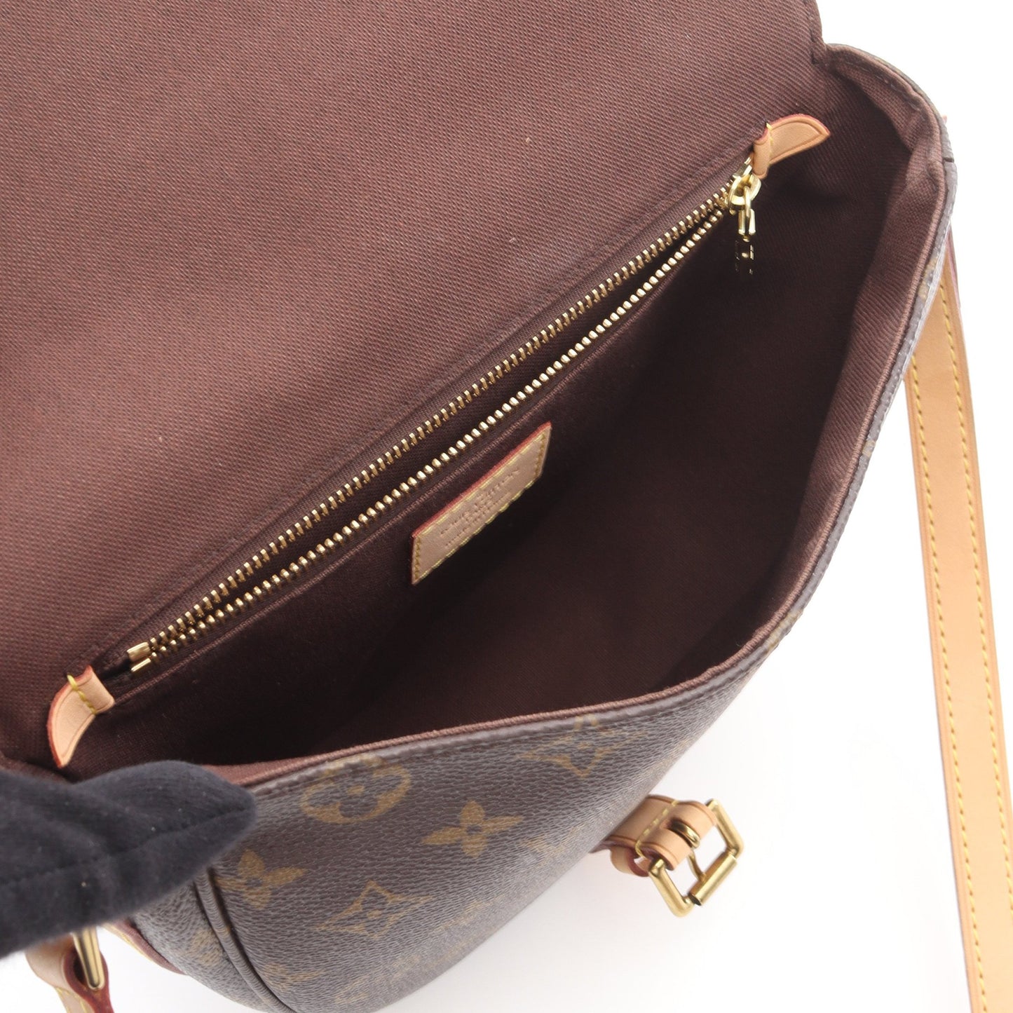 シャンティGM モノグラム ショルダーバッグ PVC レザー ブラウン ルイヴィトン バッグ LOUIS VUITTON