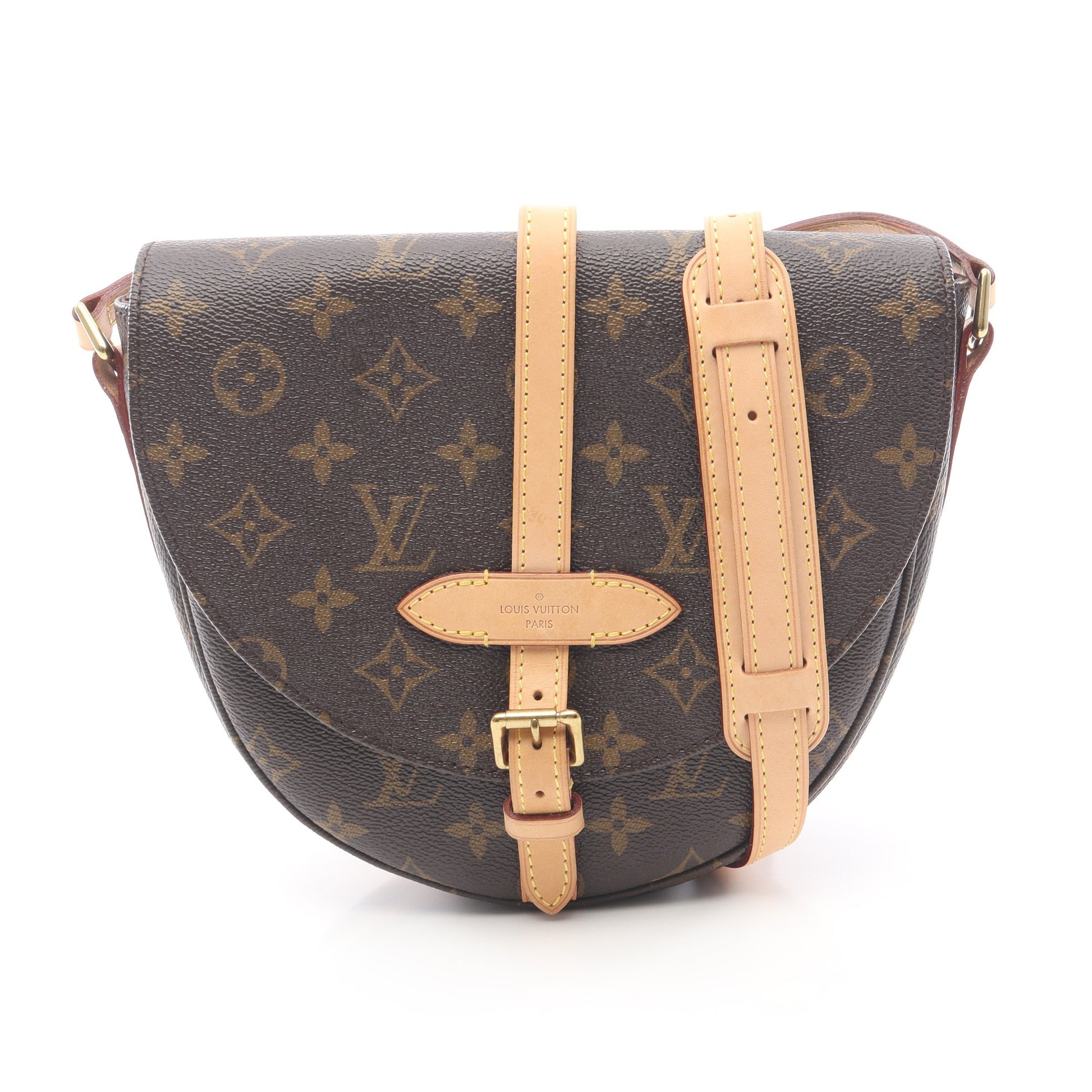 シャンティGM モノグラム ショルダーバッグ PVC レザー ブラウン ルイヴィトン バッグ LOUIS VUITTON