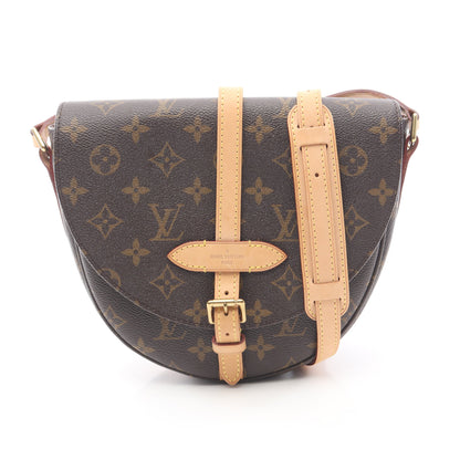 シャンティGM モノグラム ショルダーバッグ PVC レザー ブラウン ルイヴィトン バッグ LOUIS VUITTON
