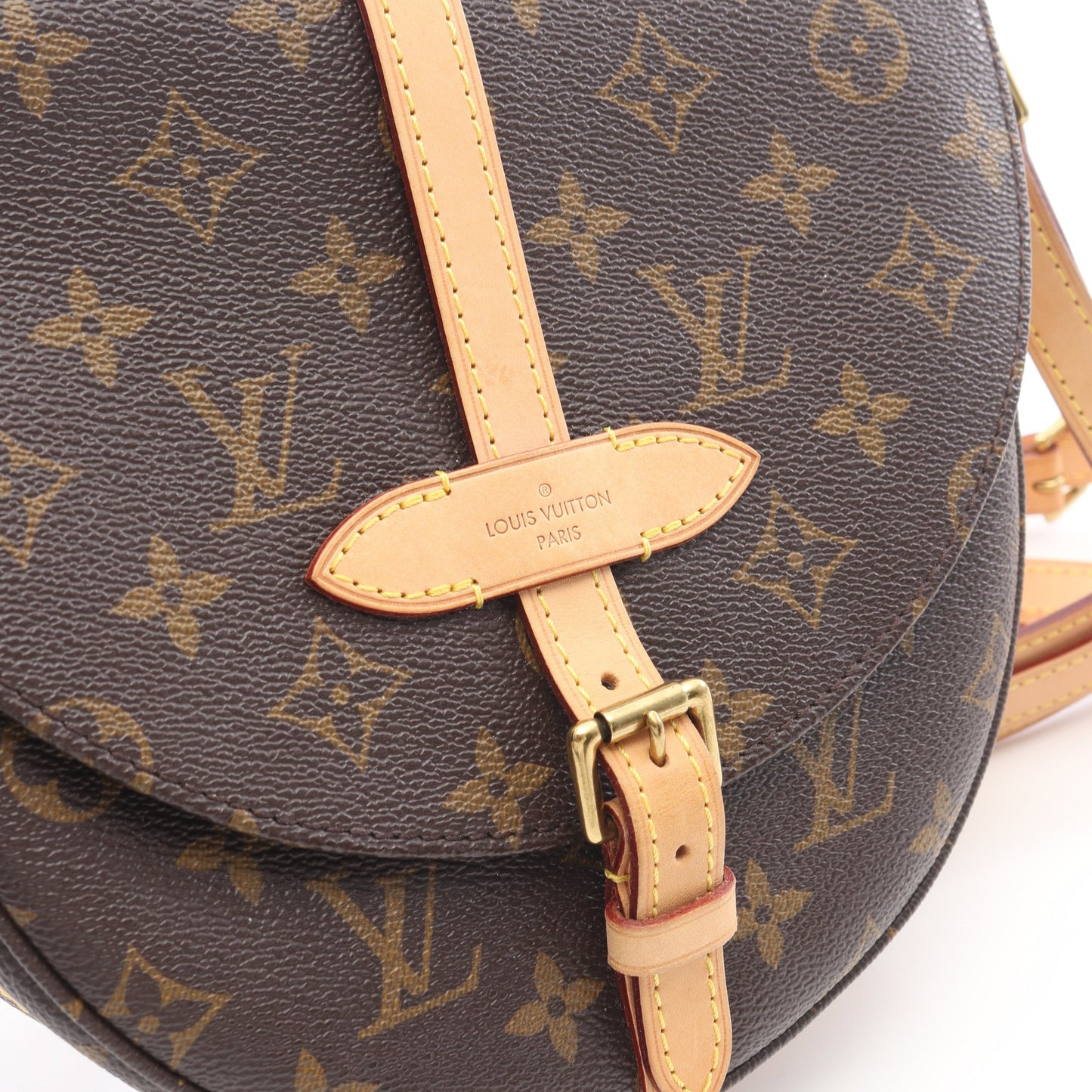 シャンティGM モノグラム ショルダーバッグ PVC レザー ブラウン ルイヴィトン バッグ LOUIS VUITTON