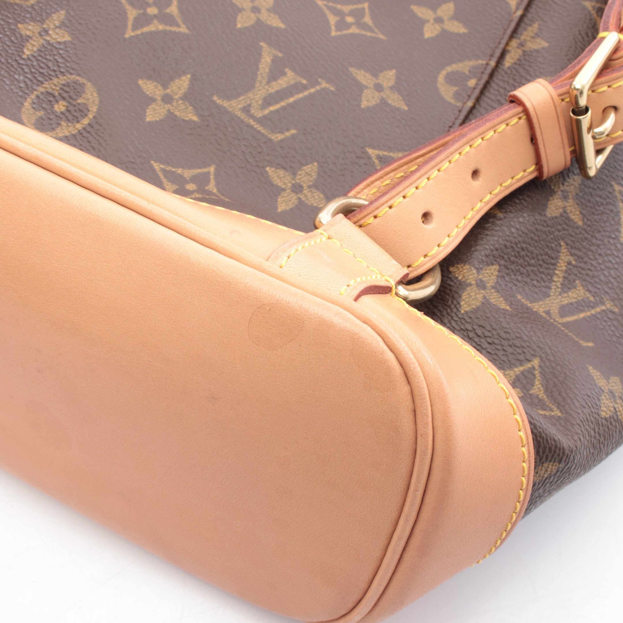 モンスリMM モノグラム バックパック リュックサック PVC レザー