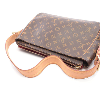 ヴィバシテGM モノグラム ショルダーバッグ PVC レザー ブラウン ルイヴィトン バッグ LOUIS VUITTON