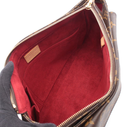 ヴィバシテGM モノグラム ショルダーバッグ PVC レザー ブラウン ルイヴィトン バッグ LOUIS VUITTON