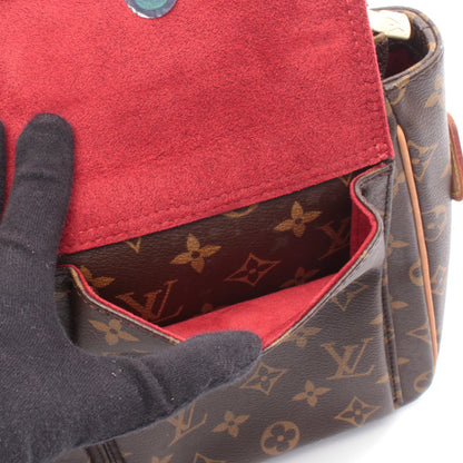 ヴィバシテGM モノグラム ショルダーバッグ PVC レザー ブラウン ルイヴィトン バッグ LOUIS VUITTON