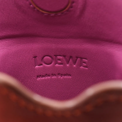 GATE POCKET ゲートポケット ショルダーバッグ レザー コーラルオレンジ ライトパープル ロエベ バッグ LOEWE