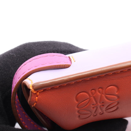 GATE POCKET ゲートポケット ショルダーバッグ レザー コーラルオレンジ ライトパープル ロエベ バッグ LOEWE